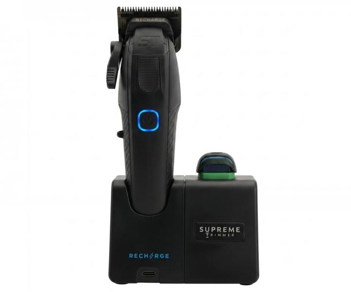 Profesion�ln� st�ihac� strojek s v�m�nn�mi bateriemi Supreme Trimmer Recharge STC779 - �ern�