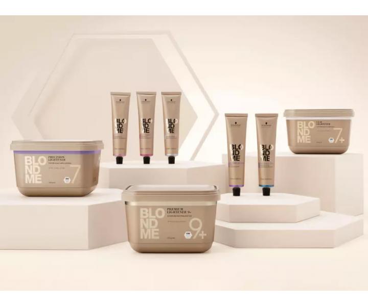 Zesvětlující jílovitý pudr Schwarzkopf Professional BlondMe Clay Lightener 7+ - 350 g