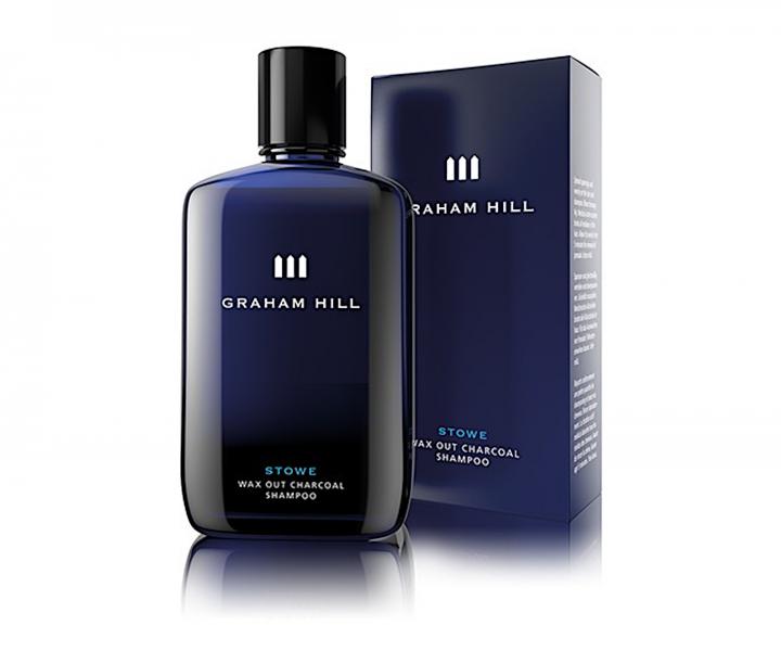 Hloubkov istic ampon Graham Hill Stowe Wax Out Charcoal Shampoo - 250 ml
