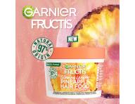 Rozjasňující maska pro dlouhé vlasy Garnier Fructis Pineapple Hair Food 3 Usages Mask - 400 ml