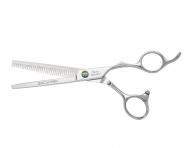 Efilační nůžky Olivia Garden SilkCut Thinner EUR Pride Edition 6,35" - stříbrné