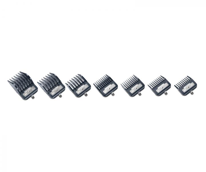Sada náhradních nástavců Andis Master® Premium Metal Clip Comb Set - 7 ks