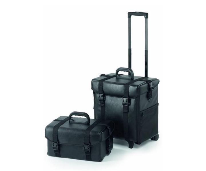 Kosmetický kufr/vozík 2v1 Sibel Make-up Trolley - černý