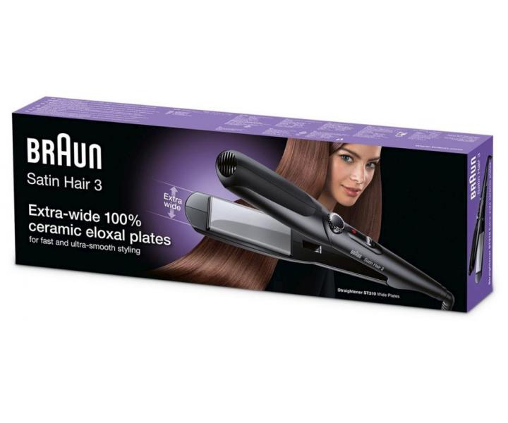 Žehlička na vlasy Braun Satin Hair 3 ST310 - černá