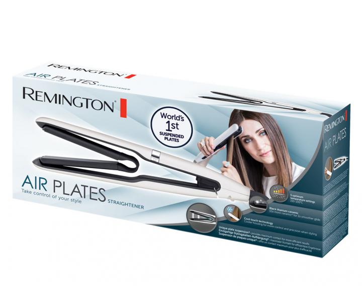 Žehlička na vlasy Remington Air Plates S7412 - bílá