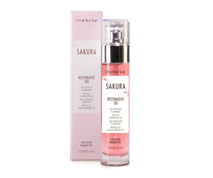 Regeneran olej pro lesk vlas Inebrya Sakura Restorative - 50 ml