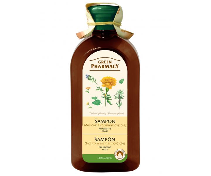 Šampon pro mastné vlasy s rozmarýnovým olejem Green Pharmacy - 350 ml