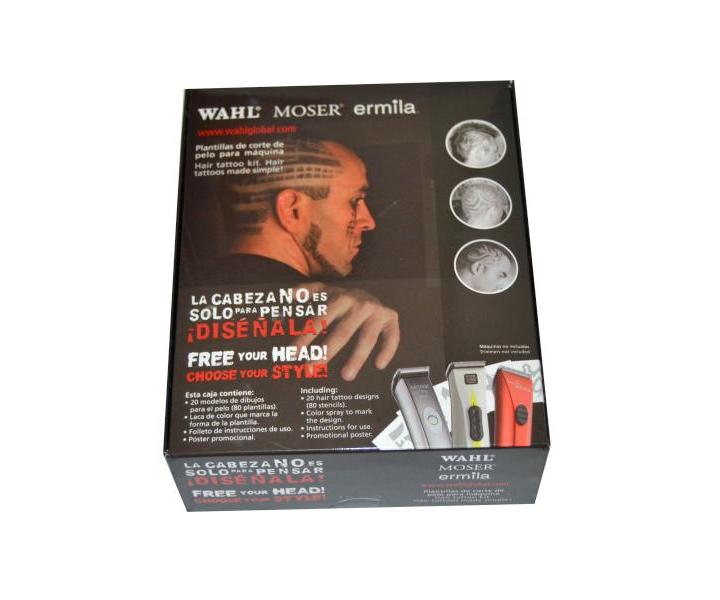 Vlasov� tattoo set pro tvorbu ornament� - �ablony + sprej