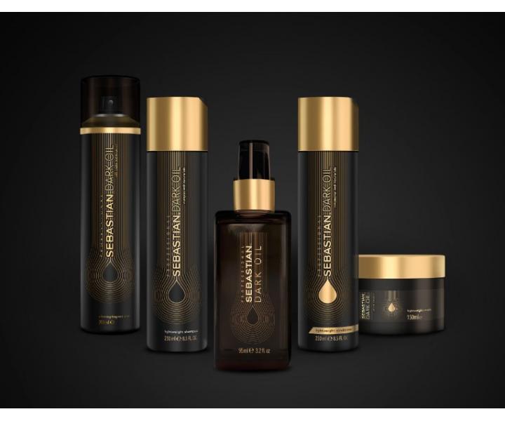 ampon pro hladk a leskl vlasy Sebastian Professional Dark Oil Lightweight Shampoo - 250 ml
