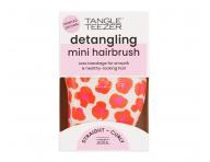 Kartáč na rozčesávání vlasů Tangle Teezer Original Mini Leo Orange - bílo-oranžový