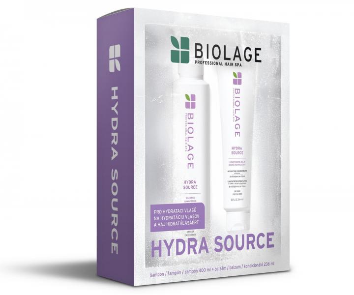 Drkov sada pro hydrataci suchch vlas Biolage Hydra Source