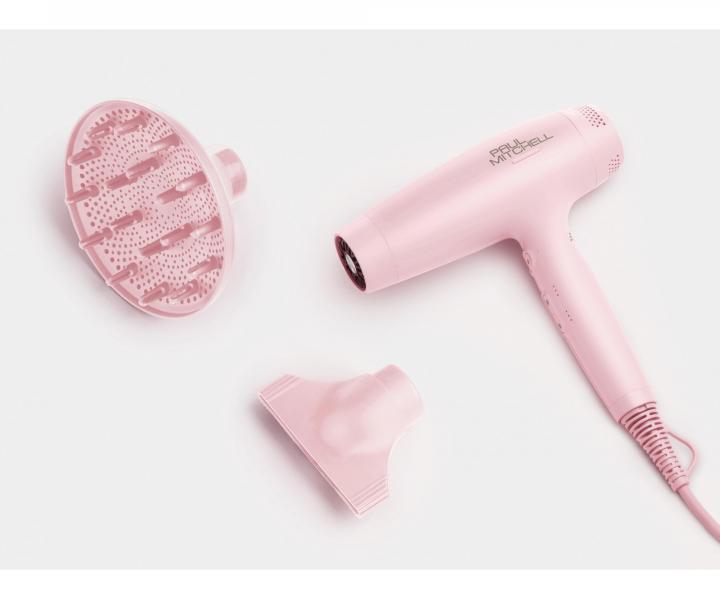 Profesion�ln� f�n na vlasy Paul Mitchell Dry Lightweight Professional Hair Dryer - 1600 W, r��ov� - limitovan� edice