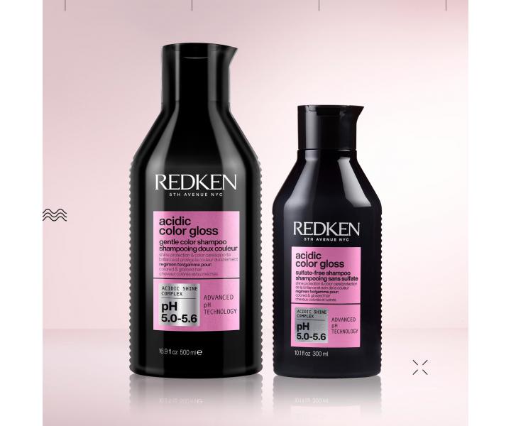 Rozjasňující šampon pro barvené vlasy Redken Acidic Color Gloss Gentle Color Shampoo - 500 ml
