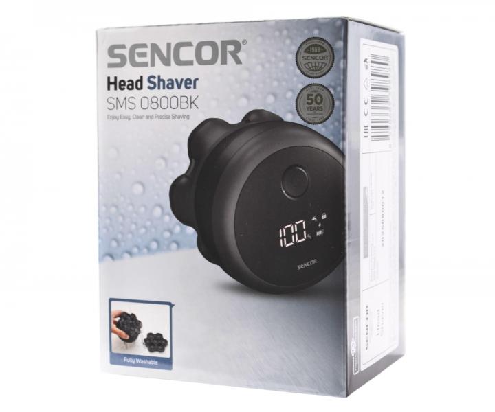 Rota�n� holic� strojek na vlasy Sencor Head Shaver SMS 0800BK - �ern�