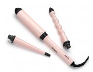Multifunkční kulma na vlasy Babyliss Curl and Wave Trio Styler - růžová