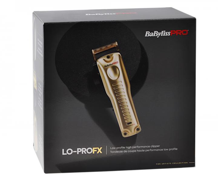 Profesionální strojek na vlasy BaByliss Pro Lo-ProFX FX825GE - zlatý