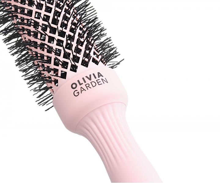 Kulatý foukací kartáč na vlasy Olivia Garden Expert Blowout Speed XL Pastel Pink