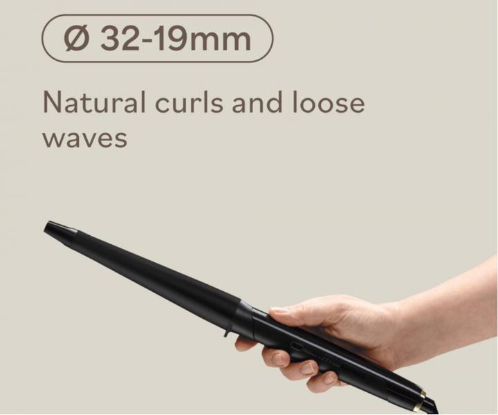 Profesion�ln� k�nick� kulma na vlasy BaByliss Pro Conical Wand BAB2481E - 32-19 mm