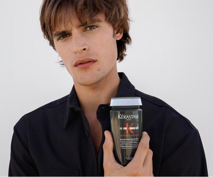 Čisticí posilující šampon pro oslabené vlasy pro muže Kérastase Genesis Homme - 250 ml