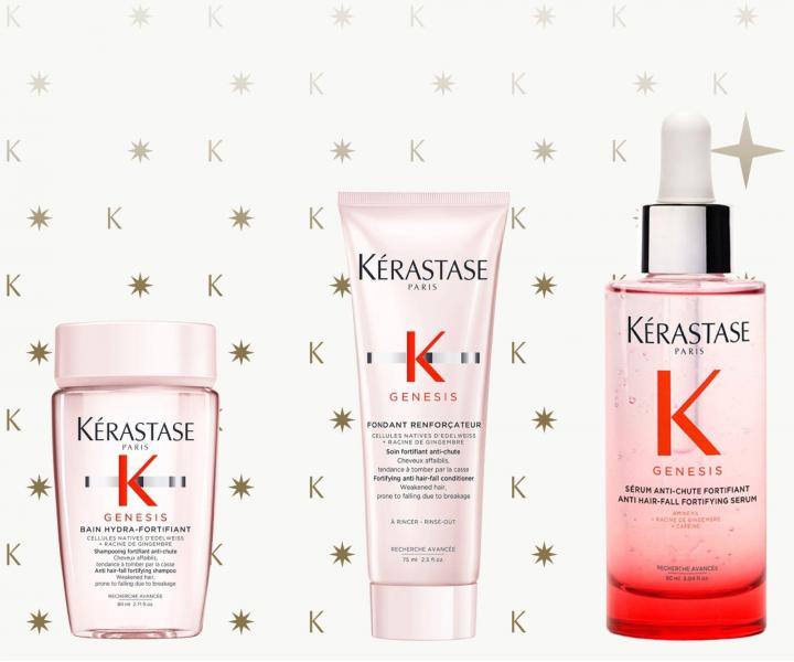 D�rkov� sada pro v��ivu such�ch vlas� se sklonem k pad�n� K�rastase Genesis Set