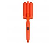 Multifunkční trojkulma pro různé styly Freylish Hair Curler Pro - 25 mm a 32 mm, oranžová