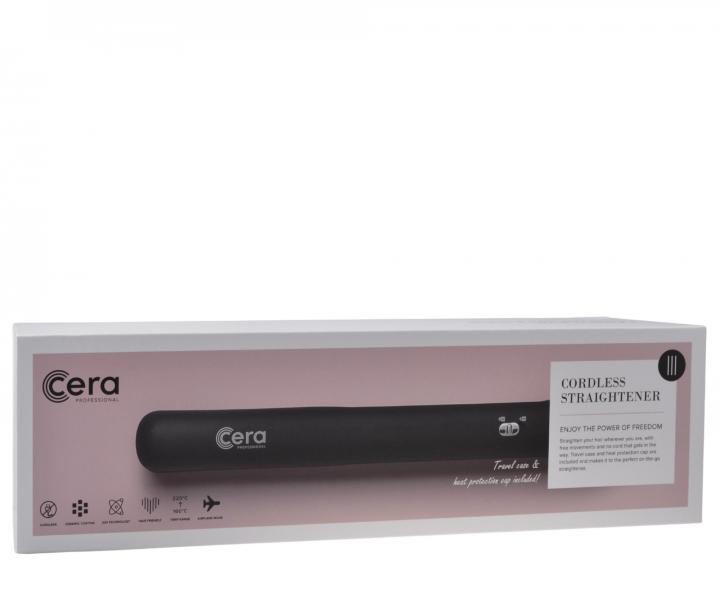 Profesionln nabjec ehlika na vlasy Cera Cordless Straightener - ern