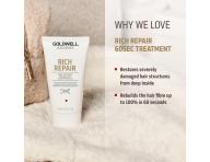 Drkov sada pro such vlasy Goldwell Dualsenses Rich Repair Set + kosmetick tatika zdarma