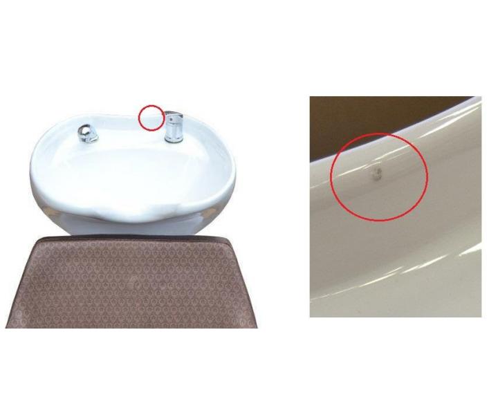 Kadeřnický mycí box Detail Luxor - hnědý (89) - II. jakost - kaz glazury