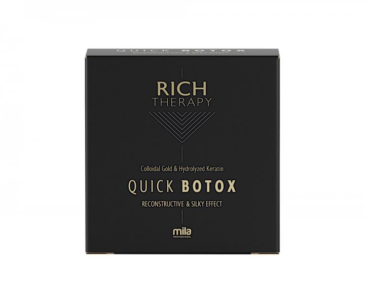 Keratinová kúra pro obnovení poškozených vlasů Mila Rich Therapy - 12 x 24 ml