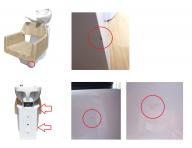 Kadeřnický mycí box Detail Luxor - zlatý (76) - II. jakost - oděrky na korpusu