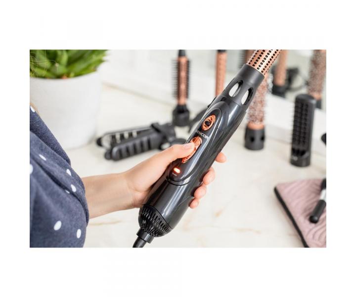 Horkovzdušný kartáč na vlasy Sencor SHS 8550BK - 1000 W, černý - rozbalené