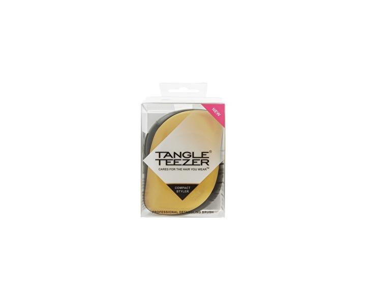 Tangle Teezer - COMPACT - cestovn� - �ern� a zlat�