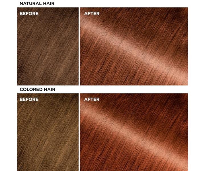 Barvic� maska na vlasy Garnier Olia Gloss Cowboy Copper - 150 ml, tepl� m�d�n�