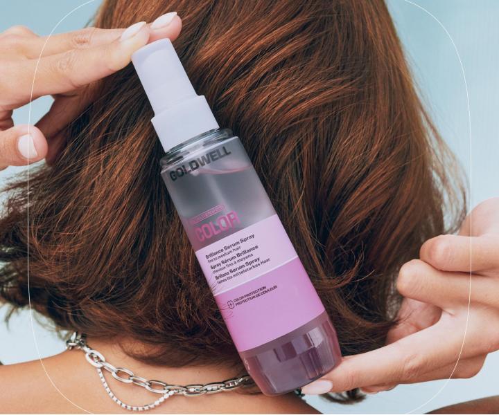 Bezoplachov� termoochrann� s�rum ve spreji pro z��ivou barvu a lesk Goldwell Dualsenses Color Brilliance Serum Spray - 150 ml