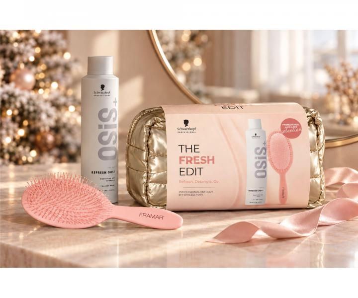 D�rkov� sada pro okam�it� objem vlas� a snadn� roz�es�v�n� Schwarzkopf Professional The Fresh Edit + kosmetick� ta�ka zdarma