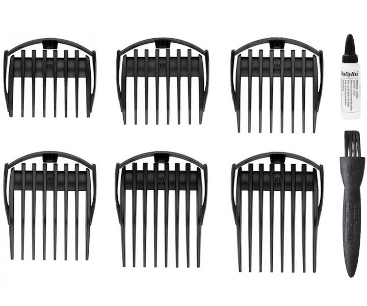 Set klasického a konturovacího strojku BaByliss Steel Edition 7755PE - stříbrný