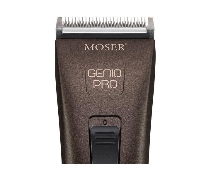 Profesionln strojek na vlasy Moser Genio Pro 1874-0054 + barber pltnka Moser ZDARMA