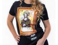 Tričko Crazy Scissors Mona Lisa - černé, M