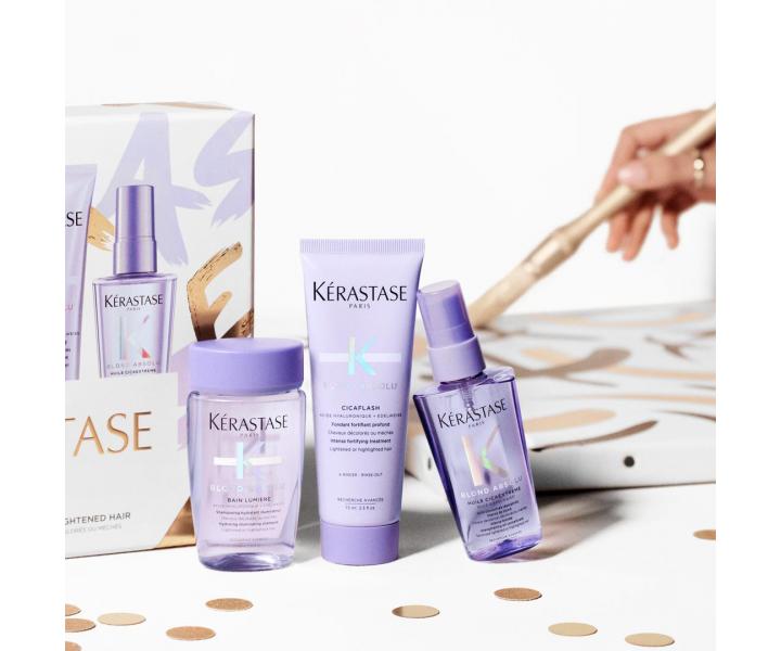 Dárková cestovní sada pro blond vlasy Kérastase Blond Absolu