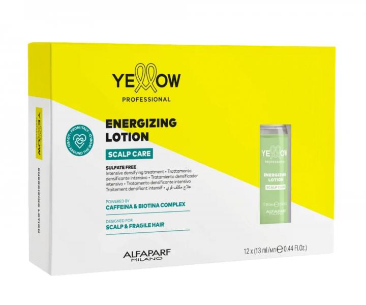 Intenzivn� k�ra pro vlasy se sklonem k vypad�v�n� Yellow Professional Scalp Care Energizing Lotion - 12 x 13 ml