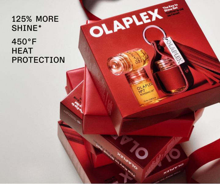D�rkov� sada pro v��ivu a ochranu vlas� Olaplex The Key to Shine Set