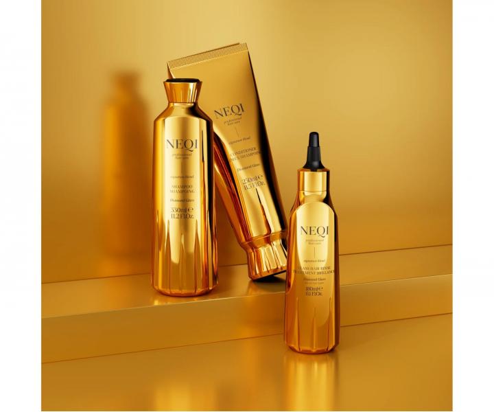 P��e pro lesk v�ech typ� vlas� Neqi Diamond Glass Hair Rinse Treatment - 180 ml