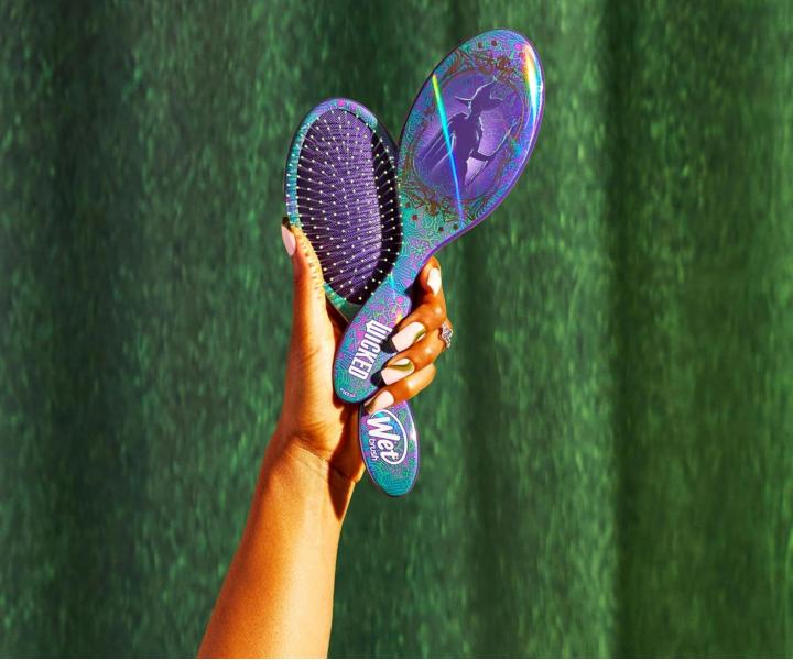Drkov sada karte na rozesvn vlas Wet Brush Original Detangler Wicked Elphaba