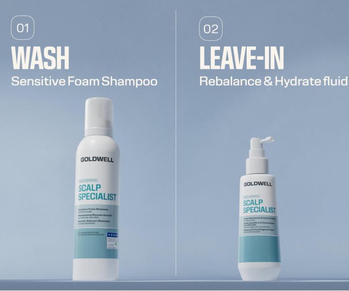 Bezoplachov� sprej pro hydrataci a zklidn�n� poko�ky hlavy Goldwell Dualsenses Scalp Specialist Rebalance & Hydrate Fluid - 150
