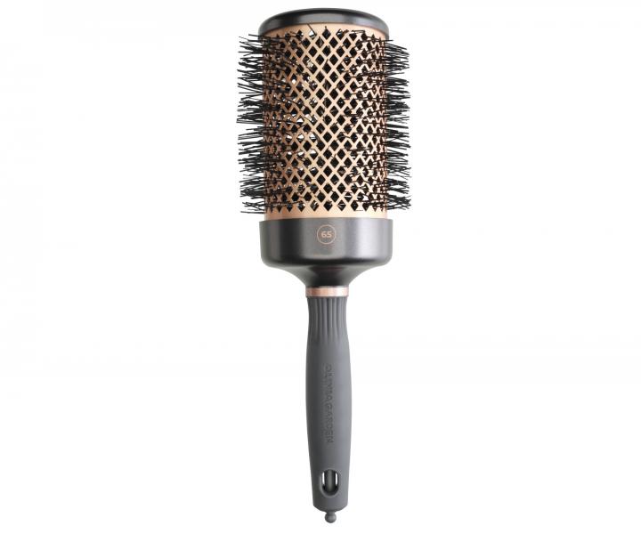 Kulatý foukací kartáč na vlasy Olivia Garden Expert Blowout Heat Nylgard - 65 mm