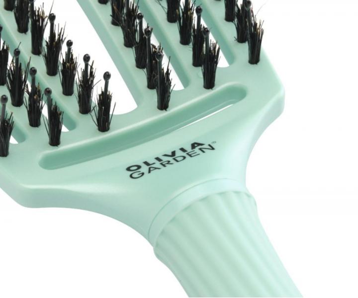 Kartáč Olivia Garden Fingerbrush Combo Medium Arctic Teal - arktický tyrkysový