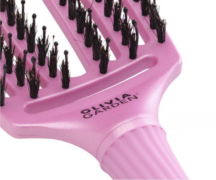 Kartáč Olivia Garden Fingerbrush Combo Medium Celestial Pink - nebesky růžový