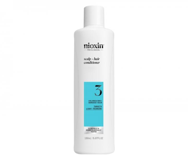 Řada pro mírně řídnoucí barvené vlasy Nioxin System 3