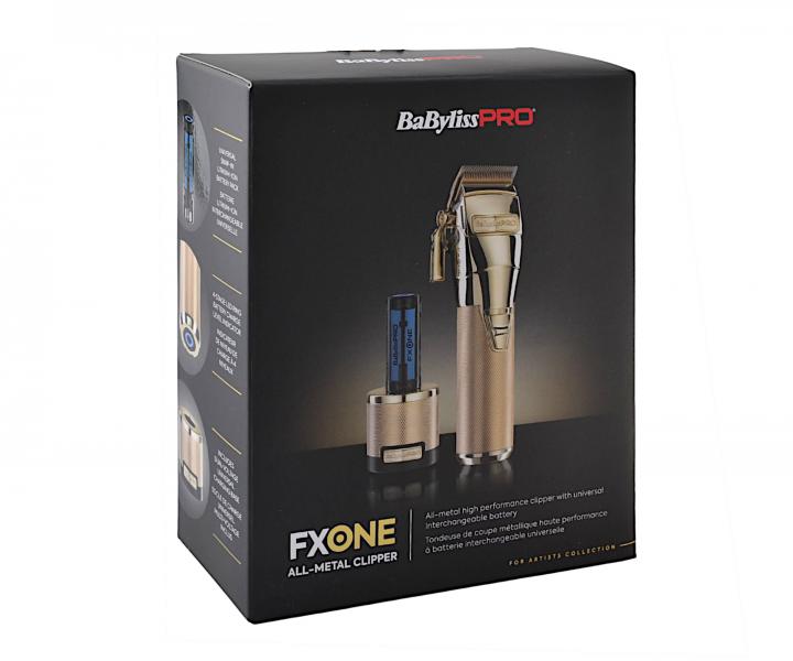 Profesionální strojek na vlasy Babyliss Pro FXONE All Metal - zlatý
