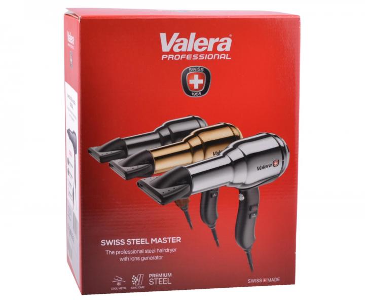 Profesion�ln� f�n na vlasy Valera Professional Swiss Steel Master Digital - 2200 W, �ern� chromov�